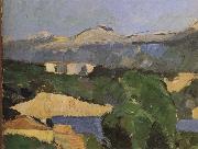 Paul Cezanne Mountain painting